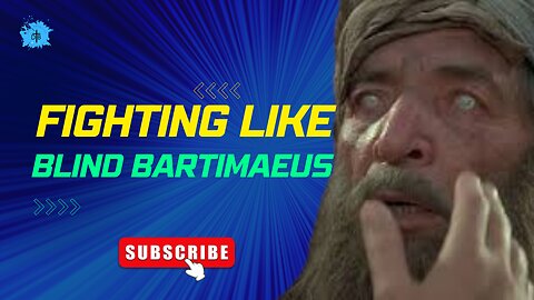 Fighting like Blind Bartimaeus!!