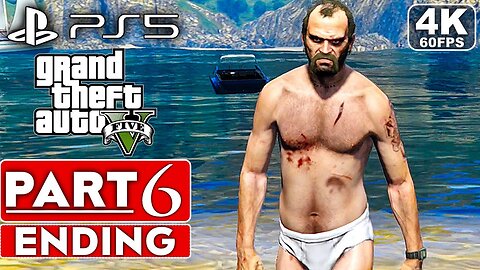 GTA 5 PS5 ENDING Gameplay Walkthrough Part 6 FULL GAME [4K 60FPS RAY TRACING]