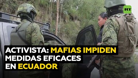 Activista: Ninguna medida será eficaz en Ecuador mientras las mafias continúen permeando el Estado