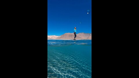 "The Pristine Waters of Pangong Lake"