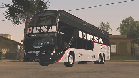 Cruisin' w Metalsur Starbus 2 Piso Bajo Ersa ( GTA San Andreas bus mod )