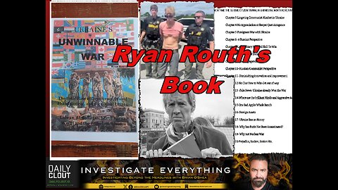 Investigate Everything EP 190924: Talking About Ryan Routh's Book (& Why I think it may disappear!)