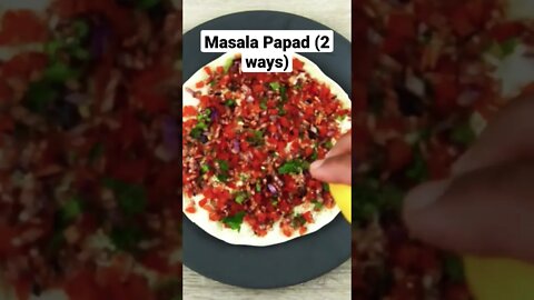 Masala Papad (2 Methods)