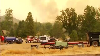 Crews make progress against destructive fire near Yosemite