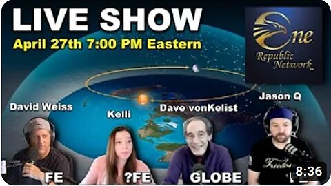 LIVE - DITRH on One Republic Network - Flat Earth 4_27_21 7_00PM Eastern