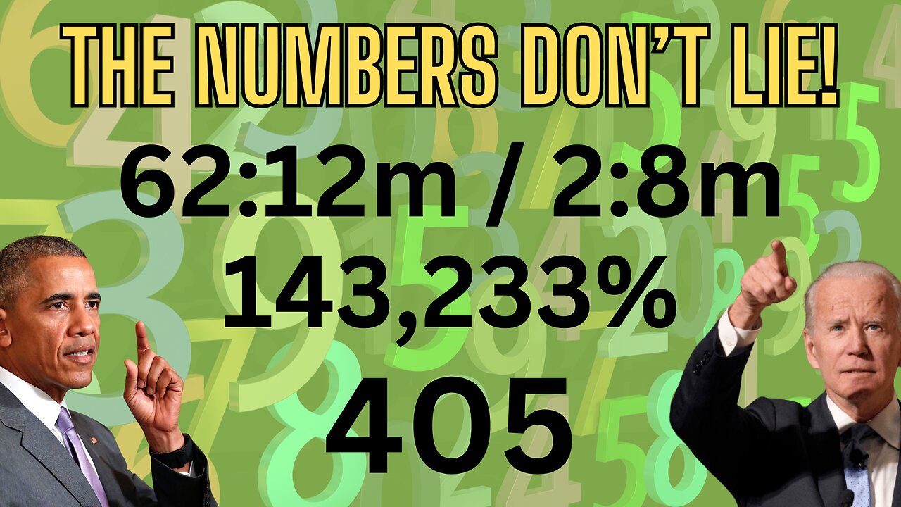 THE NUMBERS DONT LIE! Pay Attention To The Numbers! Why They Matter!(02)