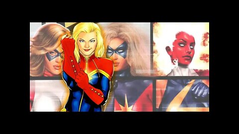 Carol Danvers Comic Cards