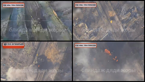 South Donetsk: Russian Lancet UAV burns another Ukrainian T-64BV tank