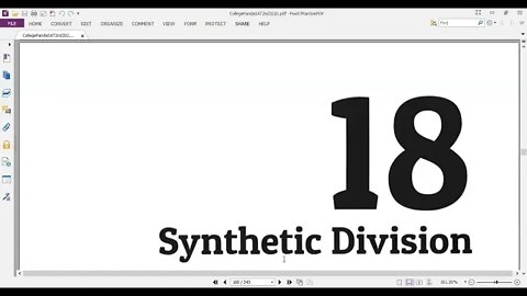 Chapter18 Part 2 (Synthetic Division: Q8 up to Q14) , #Panda #SAT Exercise 2nd Edition