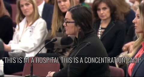 "THIS ISN'T A HOSPITAL, THIS IS A CONCENTRATION CAMP" RN. Nicole Sirotek AT SEN. RON JOHNSON'S HEARING