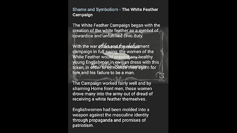 Documentary: White Feather Campaign