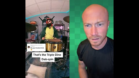 El Estepario Siberiano Does A Triple Dino Dab Spin Drummer Reaction