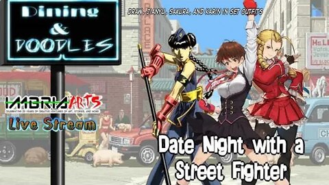 Dining and Doodles: Date Night With A Street Fighter