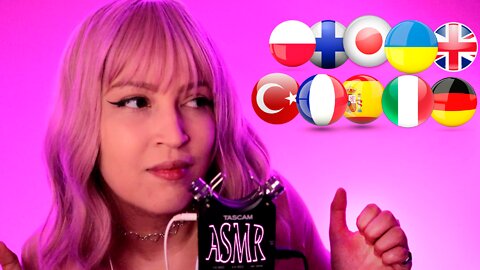 ASMR EU TE AMO EM 10 IDIOMAS/ASMR I LOVE YOU IN 10 LANGUAGES