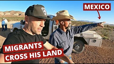 How Migrants Cross His Land In Texas - Local's Reaction