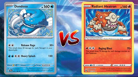 Pokemon TCG Live Dondozo Tatsugiri VS Radiant Heatran Xatu!!