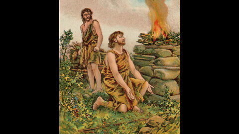 Cain and Abel. Cain talked to Abel, and later he slew him. What was their conversation?