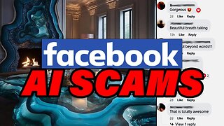 WARNING: Weird Facebook AI Art Scam...