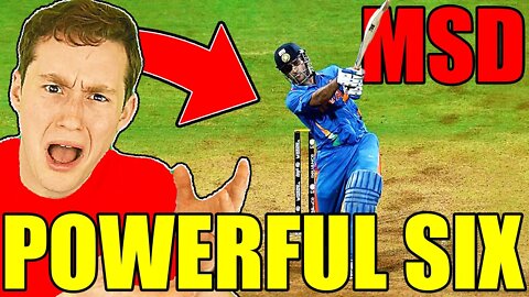 AMERICAN REACTS TO MS DHONI GREATEST SIXES (not just a wicketkeeper...)