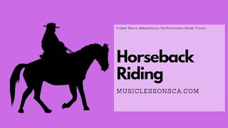 Piano Adventures Performance Book Primer - Horseback Riding