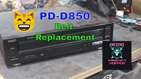 Teac PD-D850 5 Disc CD Changer Belt Replacement & Service