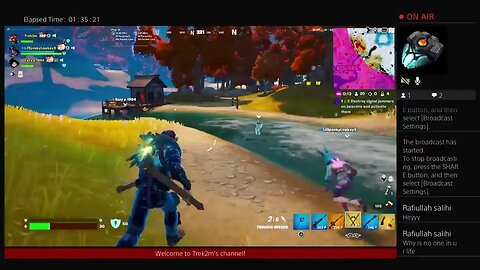 Trek2m is playing Fortnite with Eazy and Lucky Goofing around Hunting Looper's Day 603