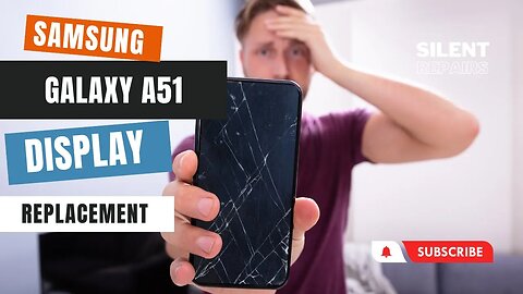 Samsung Galaxy A51 | Screen repair | Display replacement | Repair video