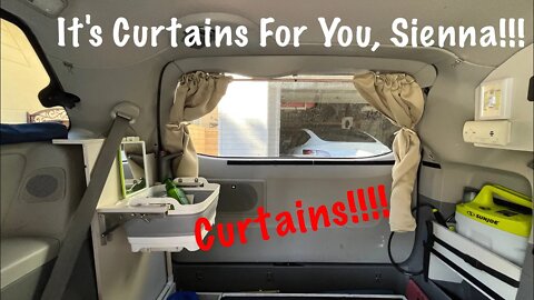 It's Curtains For My Sienna!!! Sienna Couple's Camper EP14