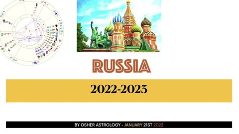 RUSSIA! Astrology reading research 2022-2023 (Full video)