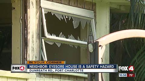 Neighbor: Eyesore house is safety hazard