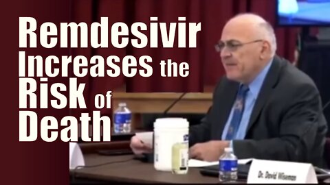 US Senate Testimony (2 min) on Murderous FDA and NIH Corruption