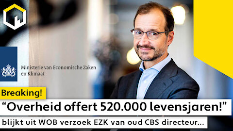 “Overheid offert 520.000 levensjaren!” blijkt uit WOB verzoek EZK van oud CBS directeur...