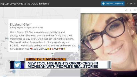 New tool highlighting opioid crisis in Michigan