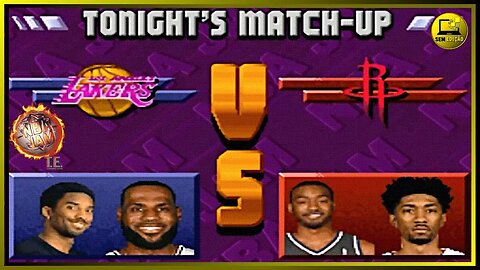 NBA JAM 2K22 TE LAKERS X ROCKETS #semedissaum #snes #nba