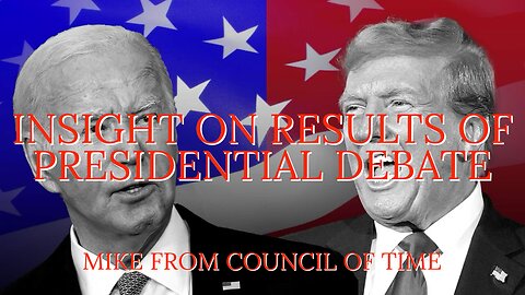 Mike From COT Insight On Results Of Presidental Debate 6/27/24