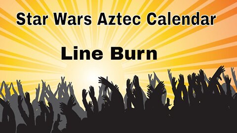 Star Wars Aztec Calendar Just Line Burn - Ortur Laser Master 2 20w