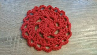 Crochet doily/lace circle. Easy beginner friendly tutorial.