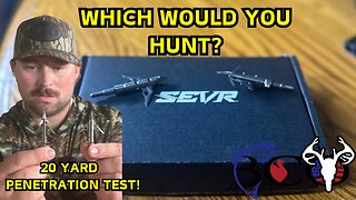 Sevr 1.5 vs Sevr 1.5 hybrid broadhead test | bco review |