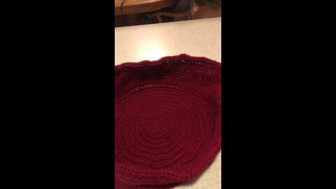 Crocheting a hat