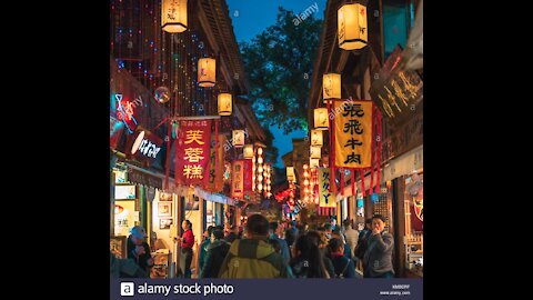 CHINA HANGZHOU & CHENGDU CITY NIGHT VIEW NICE CITY