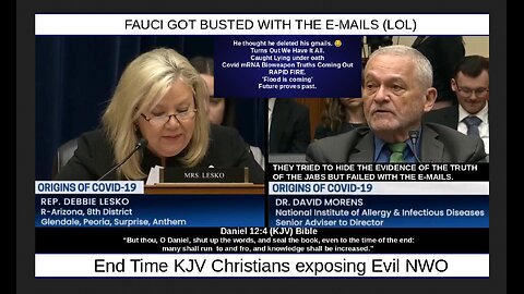 FAUCI GOT BUSTED WITH THE E-MAILS (LOL)