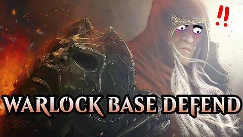 Warlock Base Defend - Hard Support Ranked Gameplay 👍