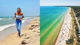 This Stretching White Sand Beach In Ontario Is 'The Daytona Of The North'