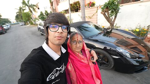 Saurav Joshi Apne dadi ko super car mein ride karvaya 🥰