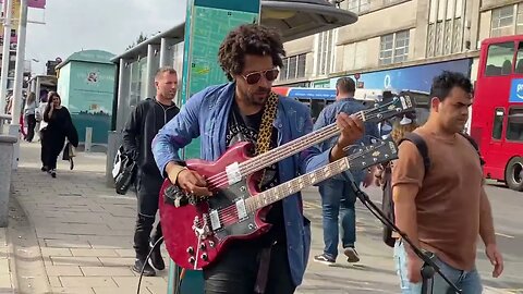 Watch! Your Own Worst Enemy! Original by Lewis Floyd Henry busking in Brighton.