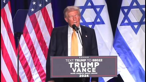 Trump to Jewish: 60% for KAMALA? I can be Israeli PM, If I don’t win Israel will be eradicated