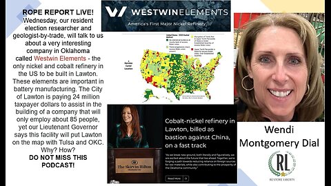 What Do Rare Earth Metals, Elections And Cartels Have In Common? Wendi Dial; ROPE Report Live