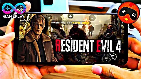 RESIDENT EVIL 4 REMAKE: jogando no Celular Android via Caiji (Frango Games)