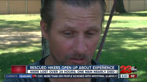 Lost hikers share story of survival