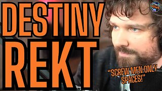 Woke Streamer Destiny Gets DESTROYED By Critical Drinker | Creator MELTS DOWN Over Getting CUCKED